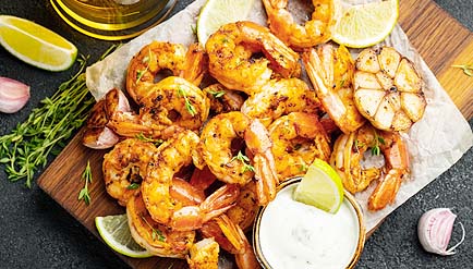 grilled shrimp